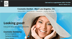 Desktop Screenshot of cosmeticdentistlosangeles.com